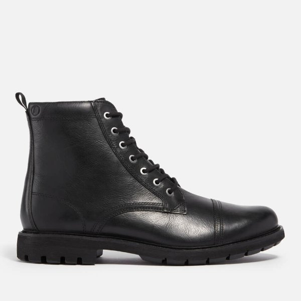 Men's Batcombe Cap Leather Boots - UK 7
