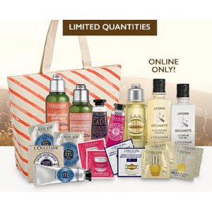 with Orders over $120 @ L'Occitane