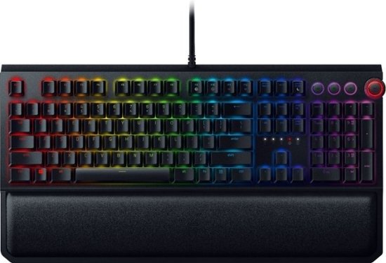 BlackWidow Elite Wired Gaming Mechanical Razer Green Switch Keyboard with RGB Chroma Backlighting