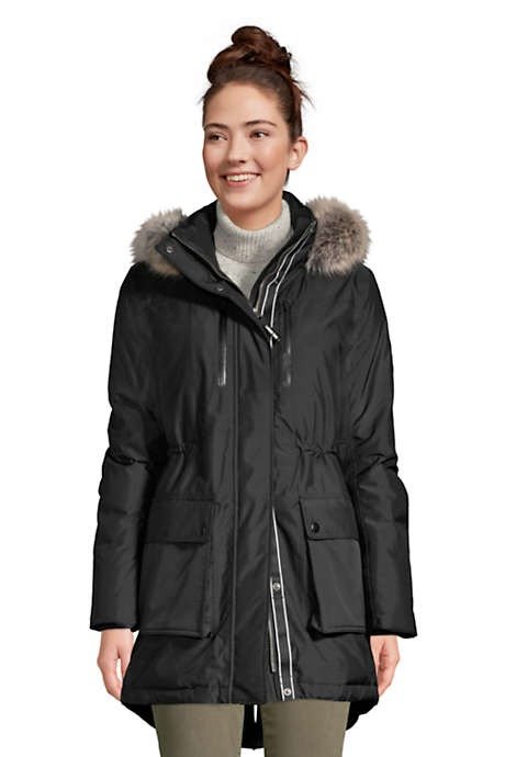 Women's Expedition Waterproof Down Winter Parka with Faux Fur Hood