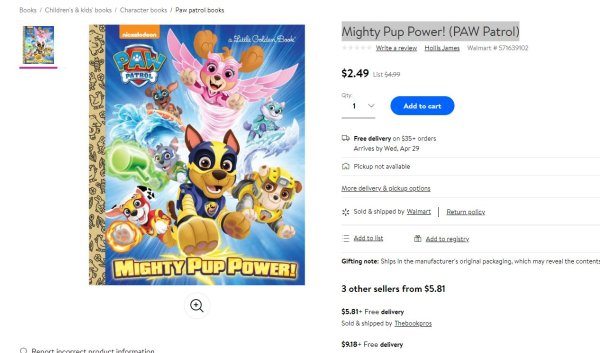 Mighty Pup Power! (PAW Patrol)汪汪队