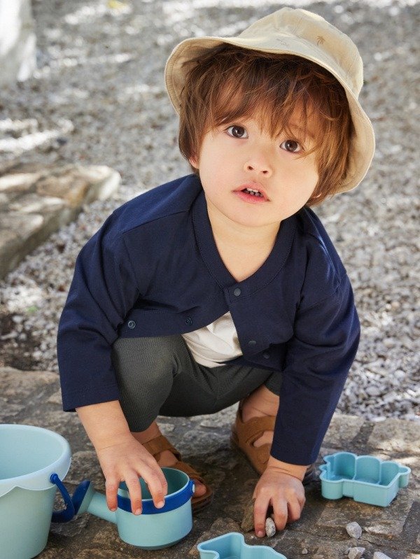 UV 防护 儿童渔夫帽