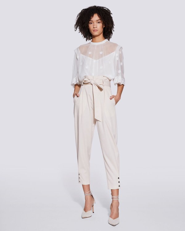 BORCIE PAPERBAG WAIST TROUSERS