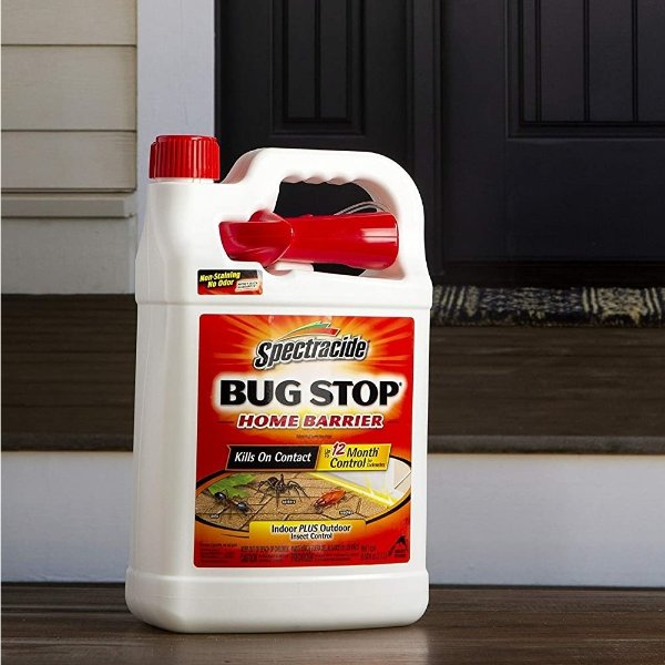 Spectracide 即用型室内外杀虫剂 1加仑，消灭蟑螂蜘蛛蚂蚁