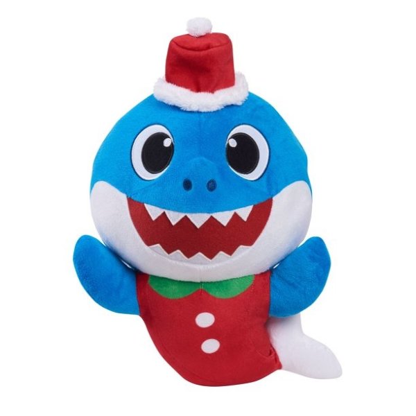 Baby Shark Holiday Large Plush Daddy Shark, Kids Toys for Ages 3 up