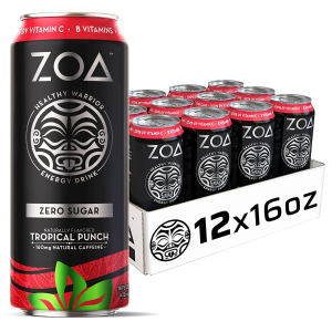 Today Only: ZOA Sugar-Free Energy Drinks & Pre-Workout Drinks