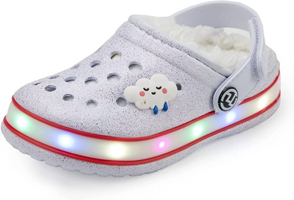 儿童 LED闪灯 洞洞鞋