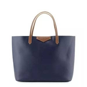 Givenchy Antigona Large Leather Shopper Bag, Dark Blue @ Bergdorf Goodman