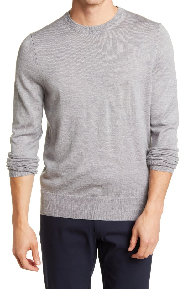 Washed Merino Wool Pullover