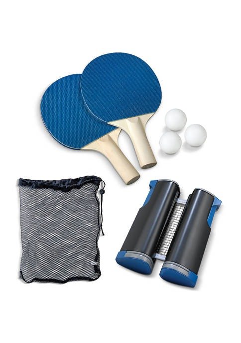 7-Piece Retractable Tabletop Tennis Game Set