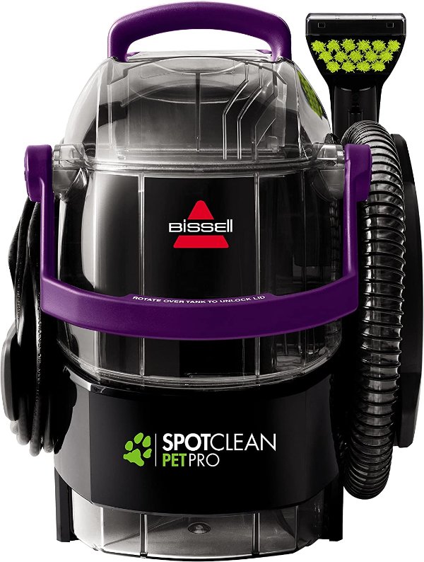 SpotClean Pet Pro Portable Carpet Cleaner, 2458, Grapevine Purple, Black