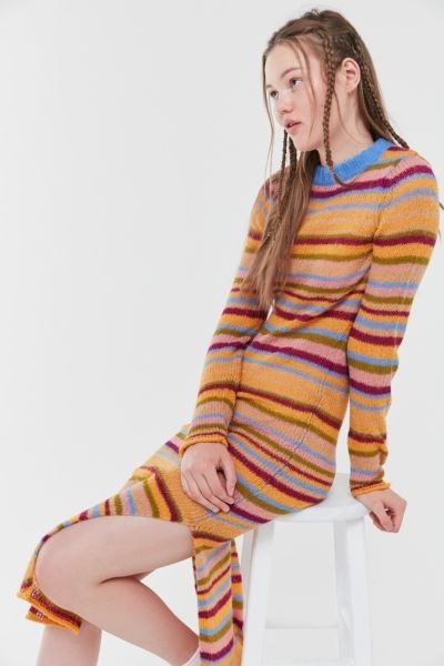 UO Sadie Sheer Sweater Dress