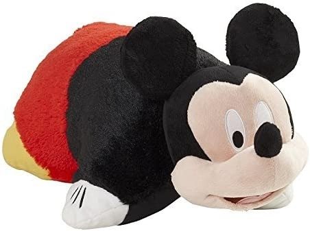 CJ Products Disney's Mickey Mouse Throw Pillow, 16", Black/Red/Yellow
