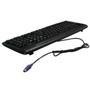Rosewill RK-101 Black 107 Normal Keys PS/2 Standard Enhanced Keyboard