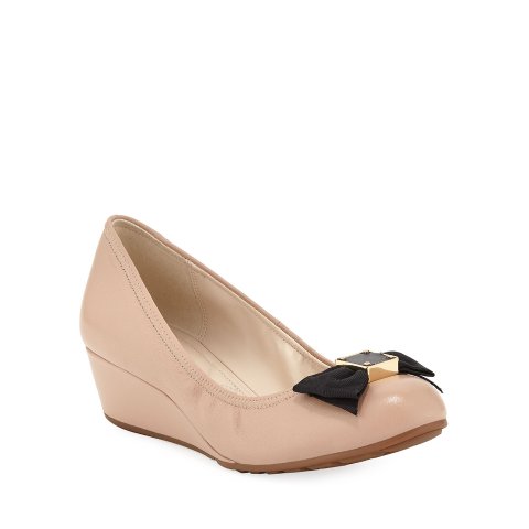 Cole haan tali soft bow wedge online