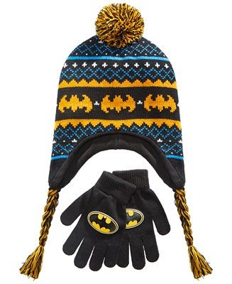 蝙蝠侠帽子手套套装