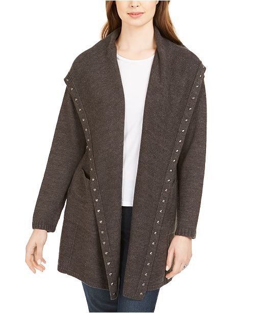 Studded Cardigan Sweater, Created For Macy's