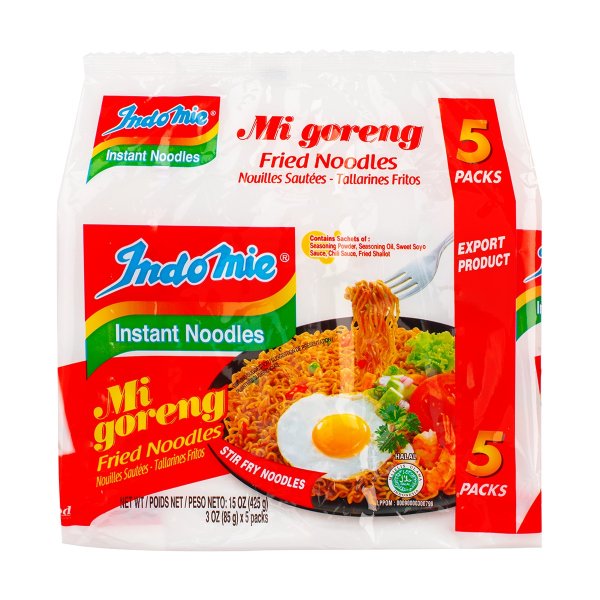 Indomie Mi Goreng Fried Instant Noodles 85g*5 425 g