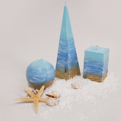 Sky Sea and Dunes Candle from Apollo Box