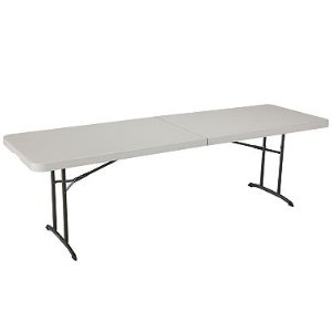 Lifetime 8' Fold-in-Half Commercial Grade Table