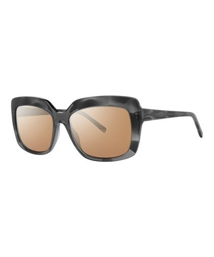 Gray Marble Oversize Square Sunglasses