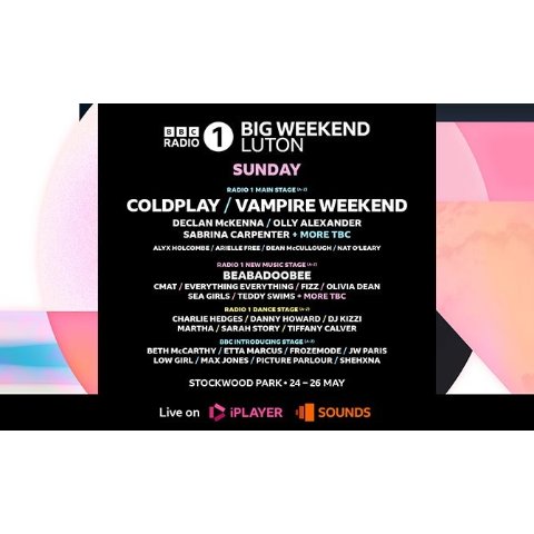BBC卢顿音乐节 周日场 Coldplay