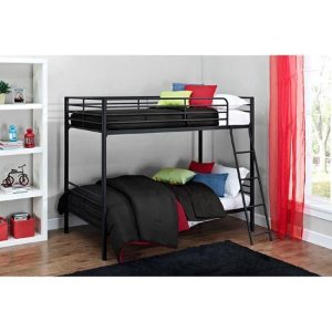 Mainstays Twin over Twin Convertible Bunk Bed, Siliver
