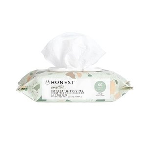 The Honest Company‎The Honest Company Clean Conscious Wipes | 99% Water, Compostable, Plant-Based, Baby Wipes | Hypoallergenic, EWG Verified | Geo Mood, 60 Count