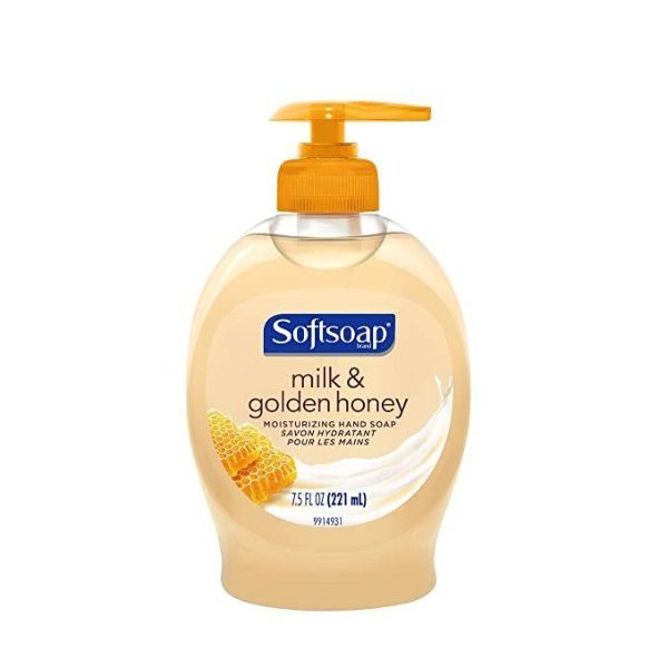 Softsoap 蜂蜜牛奶洗手液 7.5 fl oz
