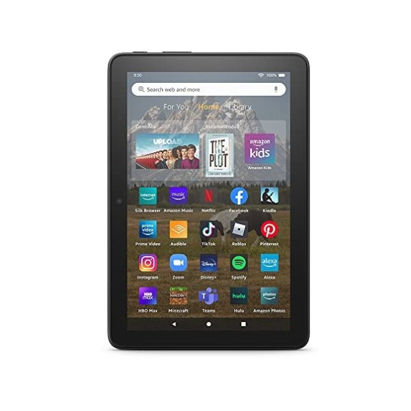 Fire HD 8 tablet (2022 release), Black