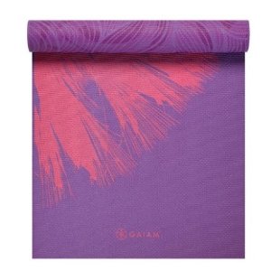 Gaiam Premium Print Reversible Yoga Mat On Sale