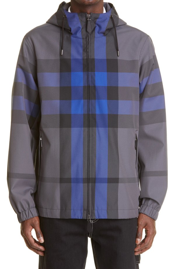 Stanford Check Hooded Jacket
