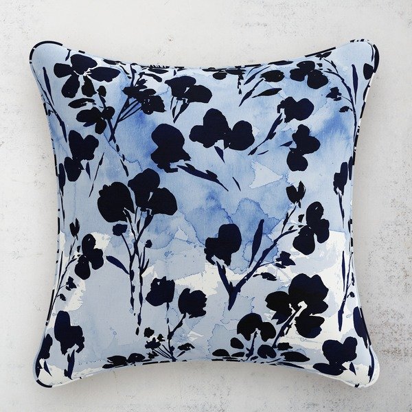 Adelaide Floral Pillow 20" - Indigo