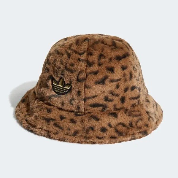 SPRT Faux Fur Printed Bucket Hat