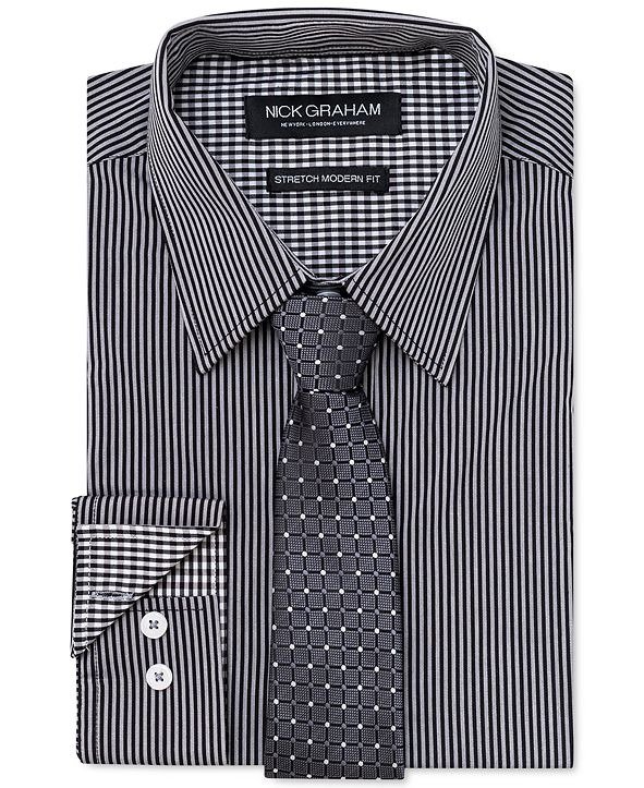 Men's Modern-Fit Dress Shirt & Tie