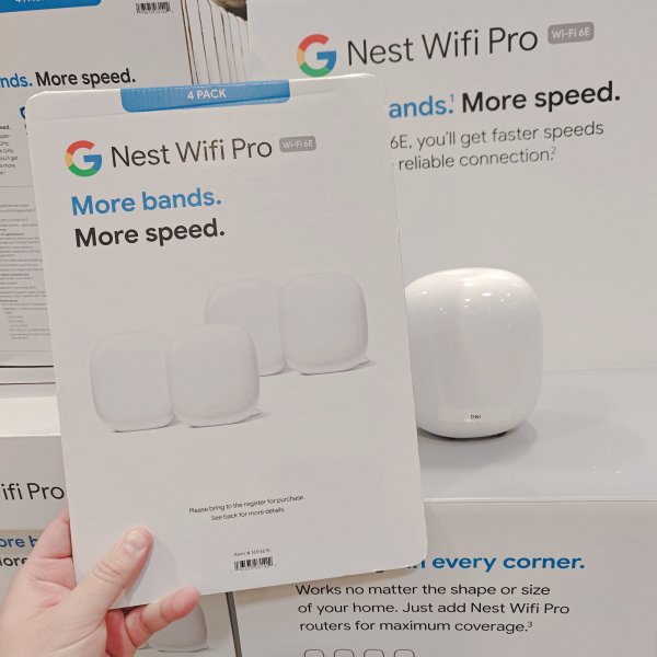 Nest Wifi Pro, Wi-Fi 6E, 4-pack