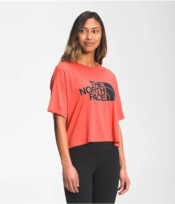 Women’s Short Sleeve Half Dome Cropped Tee