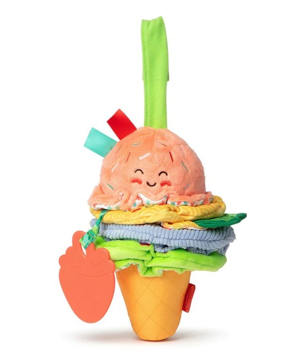 Ice Cream Take-Along Clip-On Pull Toy