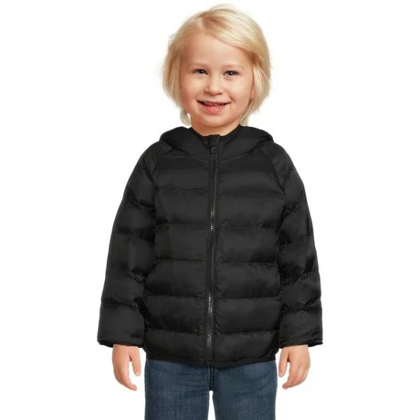 Toddler Boys and Girls Unisex Packable Quilted Puffer Jacket