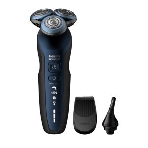 Philips Norelco 6850 Electric Shaver package with Nose Trimmer