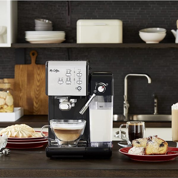 全自动意式咖啡机+奶泡机