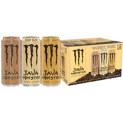 Monster Java咖啡能量饮料3口味综合装15oz 12罐