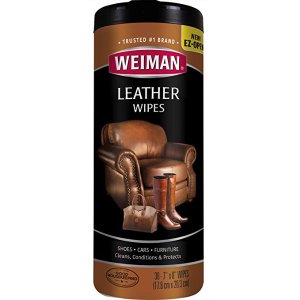 Weiman Leather Cleaning Wipes - 30 Count