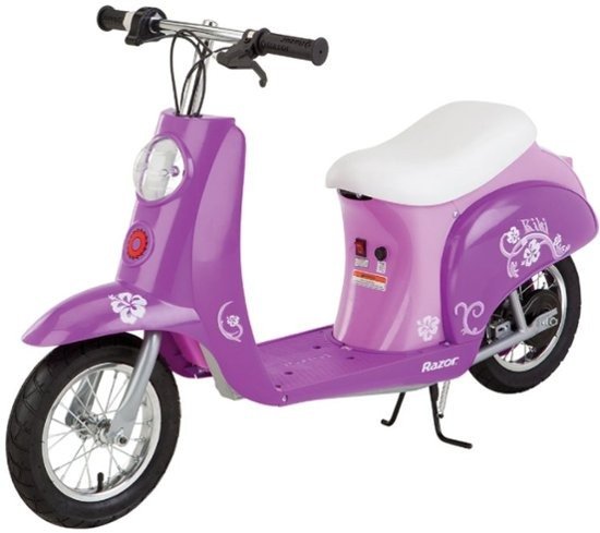 - Pocket Mod Miniature Euro-Style Electric Scooter with up to 40 Minutes Ride Time and 15 mph Max Speed - Purple