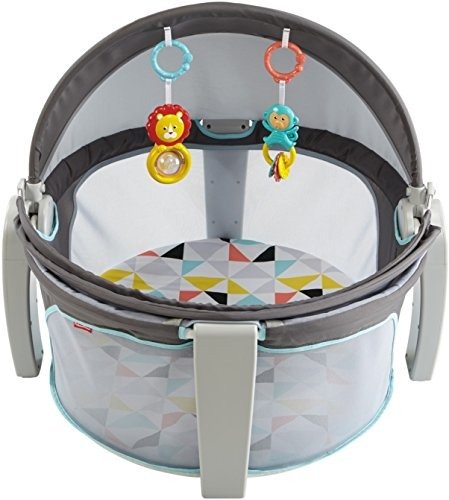 On-The-Go Baby Dome, Gray and White