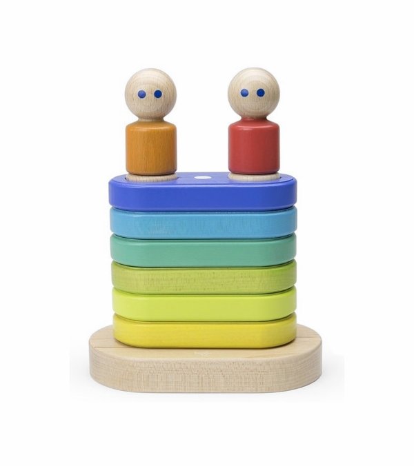 Magnetic Floating Stacker - Rainbow