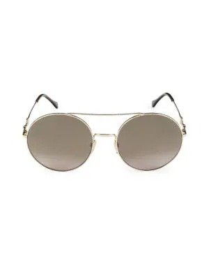59MM Round Aviator Sunglasses