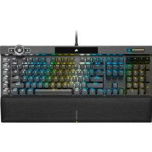 CORSAIR - K100 RGB Wired Gaming Optical-Mechanical OPX Switch Keyboard