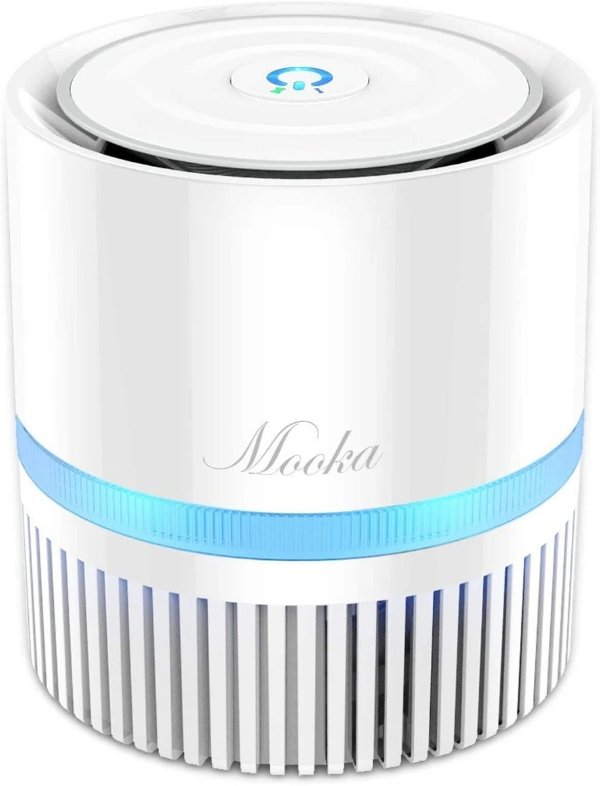 MOOKA 3-in-1 True HEPA Filter for Home, Environment-Friendly Air Cleaner, Easy Operation