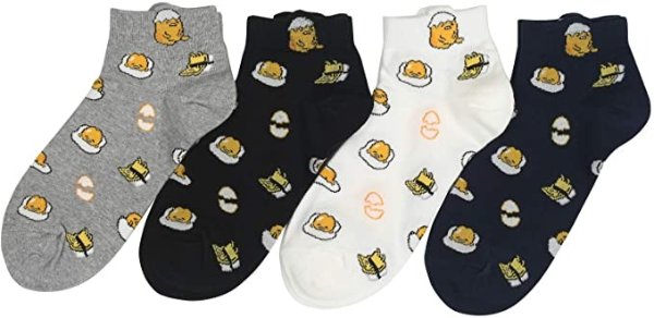 Womens Gudetama Crazy Funny Cute Socks